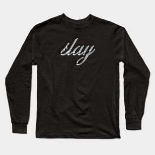 Slay - Nineties Molten Metal Typography Long Sleeve T-Shirt